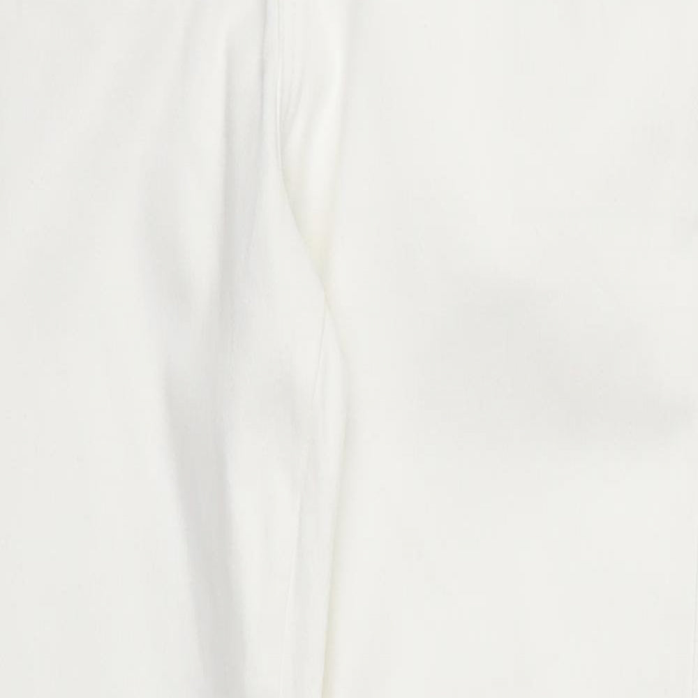 Per Una Womens White  Denim Straight Jeans Size 30 in L27 in