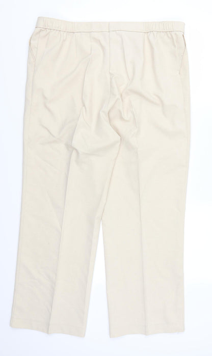 Marks and Spencer Womens Beige   Trousers  Size 37 in L26.5 in