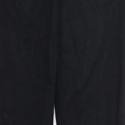 Womens UK Size M Blind Date Regular Fit Straight Black Jeans