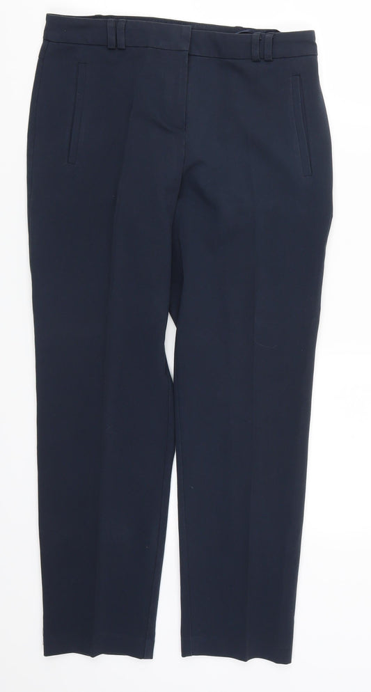 Womens UK Size 8 Topshop Regular Fit  Blue Trousers