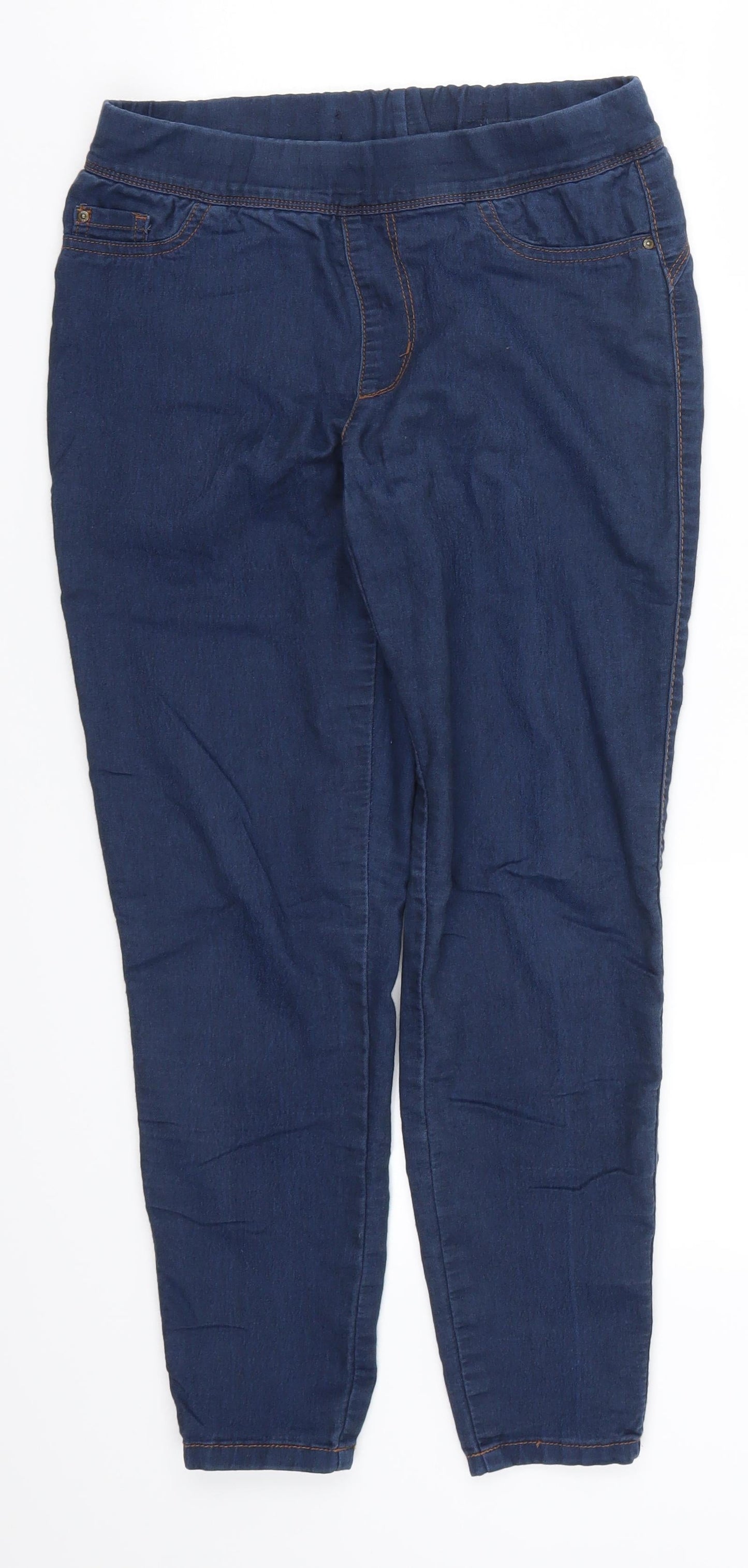 Denim Co Womens Blue  Denim Jegging Jeans Size 10 L24 in