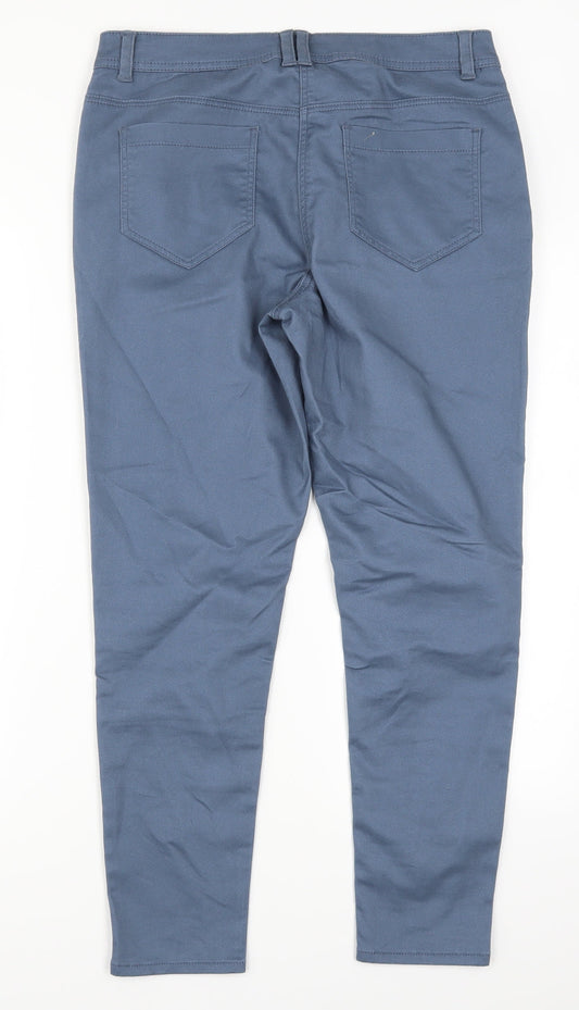 Nutmeg Womens Blue  Denim Skinny Jeans Size 12 L26 in