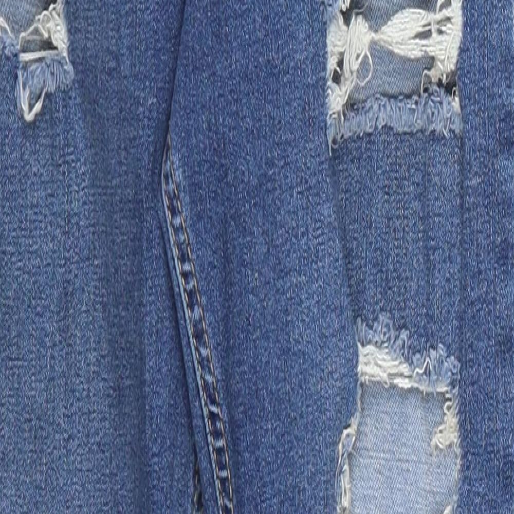 Topshop Womens Blue  Denim Skinny Jeans Size 28 in L28 in