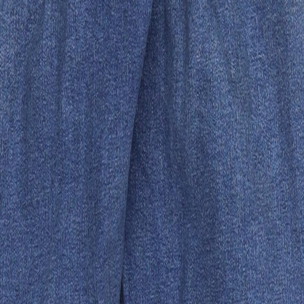 Topshop Womens Blue  Denim Skinny Jeans Size 28 in L28 in