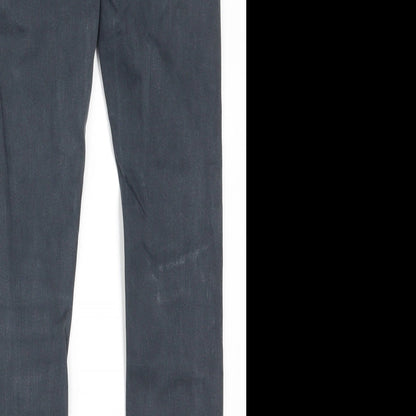 Topshop Womens Blue  Denim Skinny Jeans Size 26 in L26 in