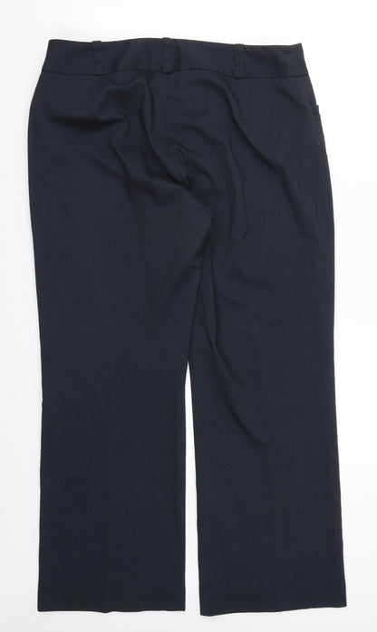 Icona Womens Blue   Trousers  Size 16 L29.5 in