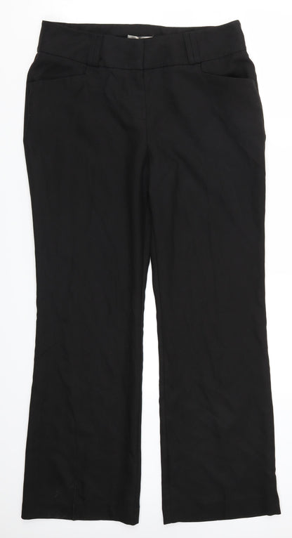 TU Womens Black   Trousers  Size 14 L30 in