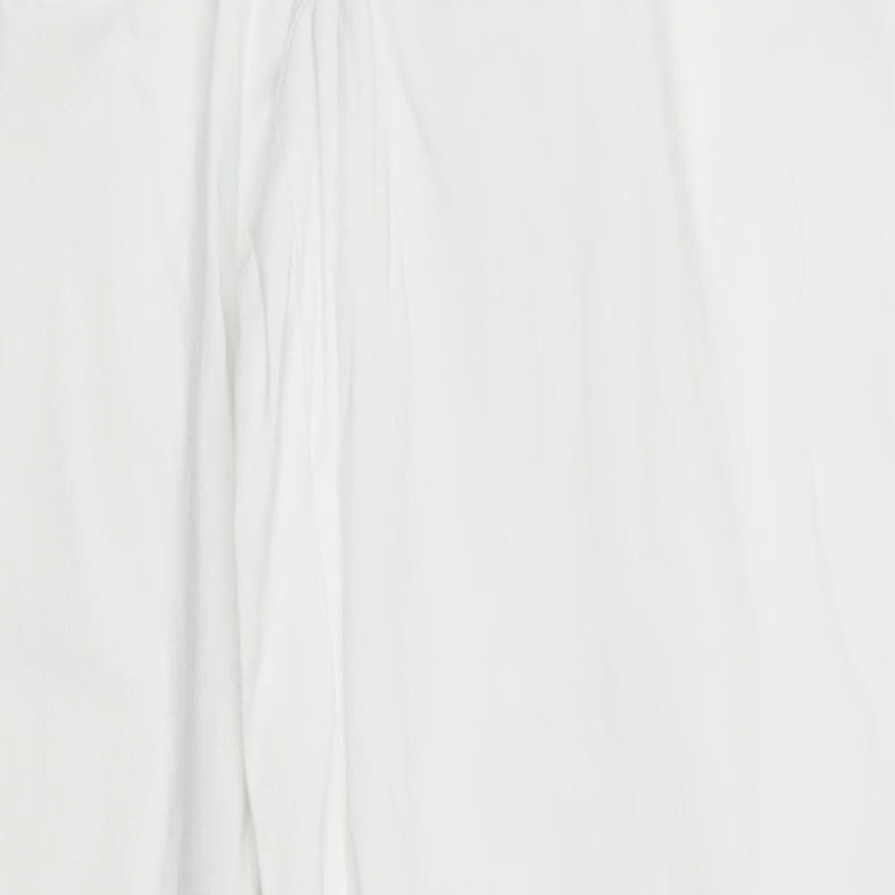 Jagro Womens White   Trousers  Size 12 L30 in