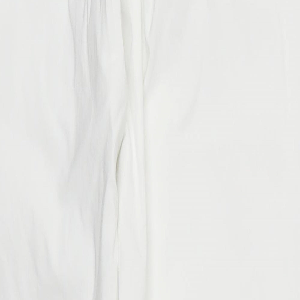 Jagro Womens White   Trousers  Size 12 L30 in