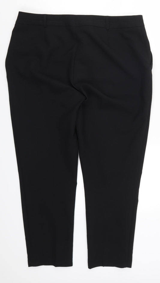 Primark Womens Black   Trousers  Size 16 L26 in