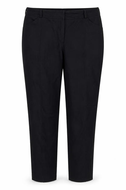 Womens UK Size 12 George Regular Fit  Black Trousers