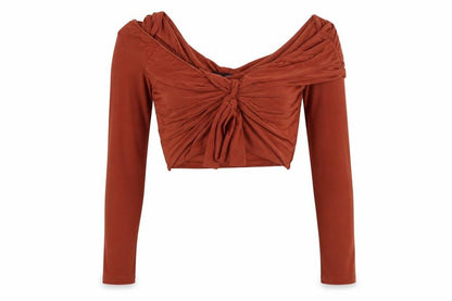 Womens UK Size 12 PRETTYLITTLETHING Red Basic Blouse