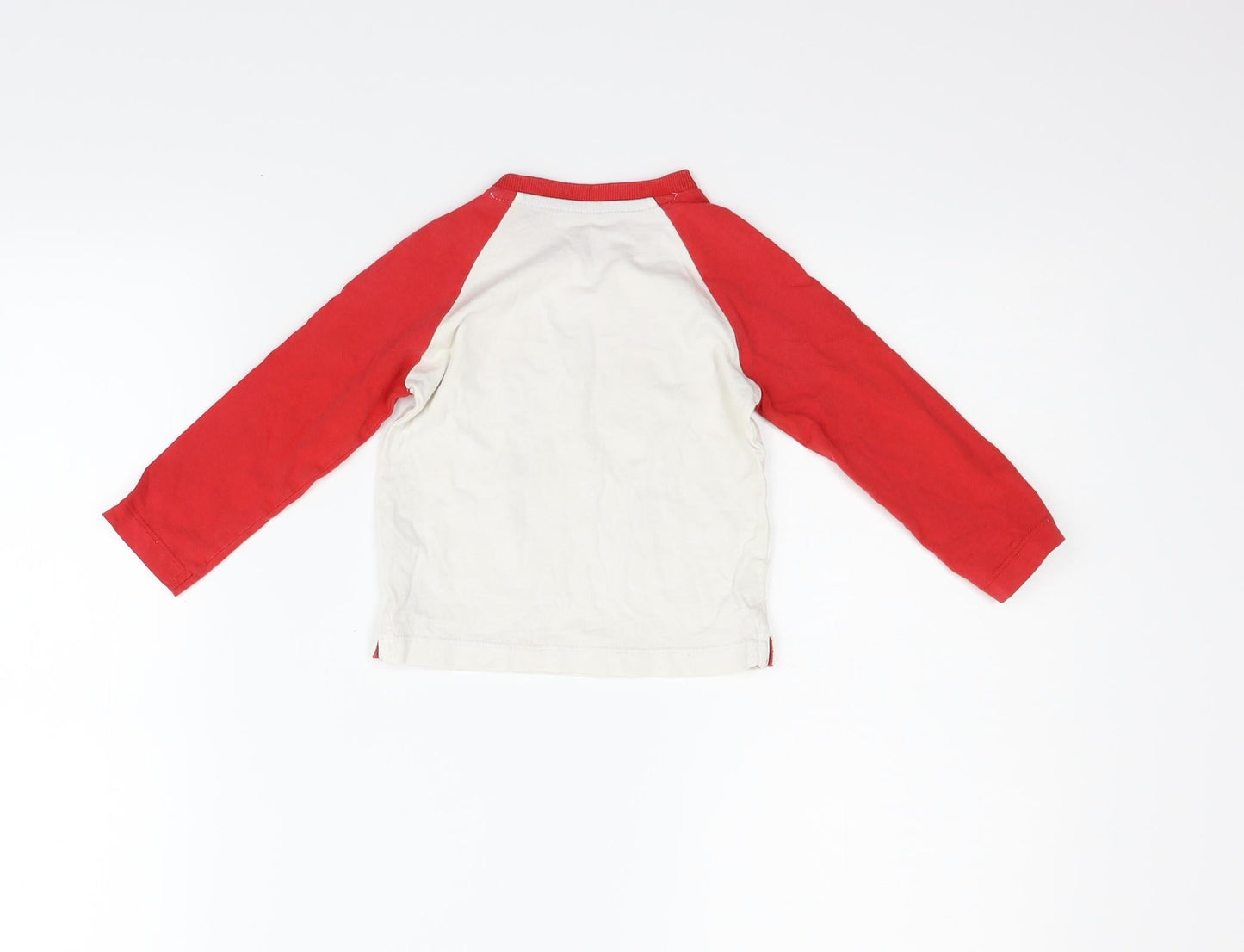 Nutmeg Boys Red   Basic T-Shirt Size 12-18 Months  - santa