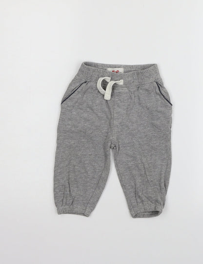 French Connection Boys Grey   Track Pants Trousers Size 9-12 Months