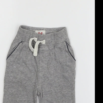 French Connection Boys Grey   Track Pants Trousers Size 9-12 Months