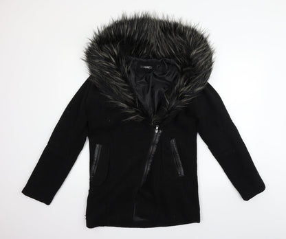 Quiz Womens Black   Jacket  Size 8