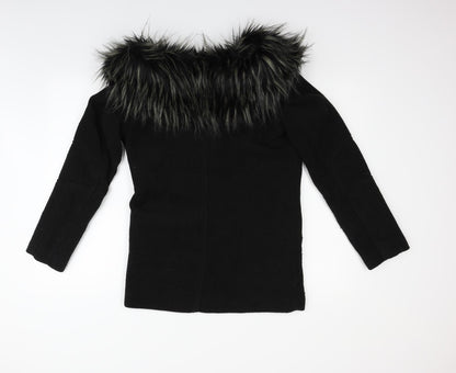 Quiz Womens Black   Jacket  Size 8