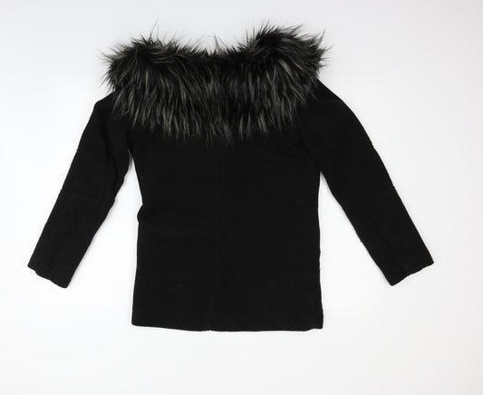 Quiz Womens Black   Jacket  Size 8