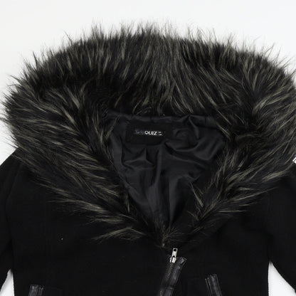 Quiz Womens Black   Jacket  Size 8