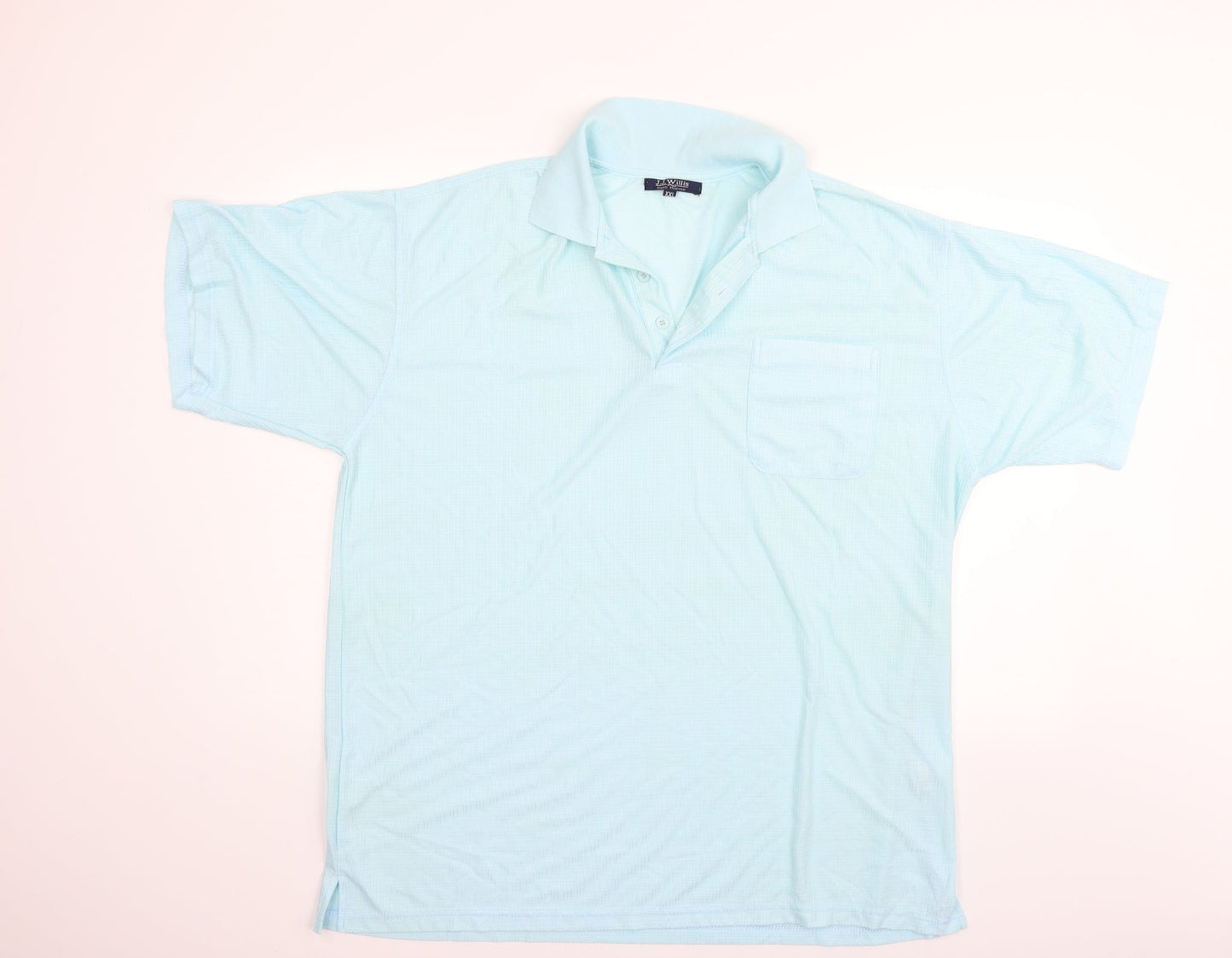 J.J.Willis Womens Blue   Basic Polo Size 2XL