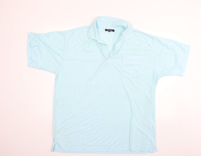 J.J.Willis Womens Blue   Basic Polo Size 2XL