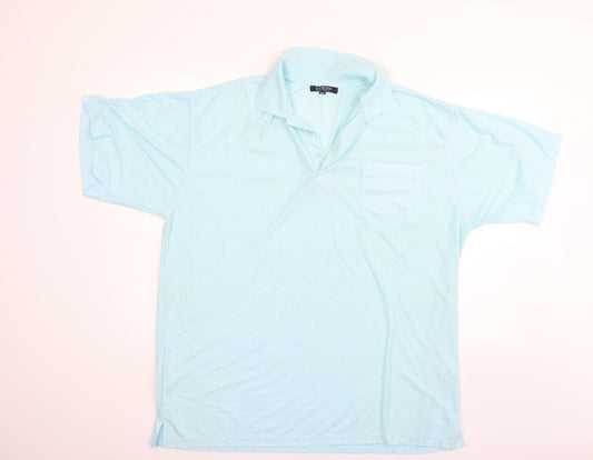 J.J.Willis Womens Blue   Basic Polo Size 2XL