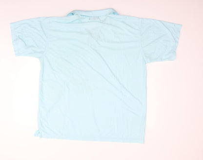 J.J.Willis Womens Blue   Basic Polo Size 2XL