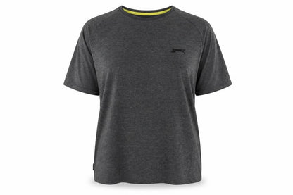 Womens UK Size XL Slazenger Grey Basic T-Shirt