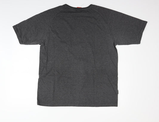 Womens UK Size XL Slazenger Grey Basic T-Shirt