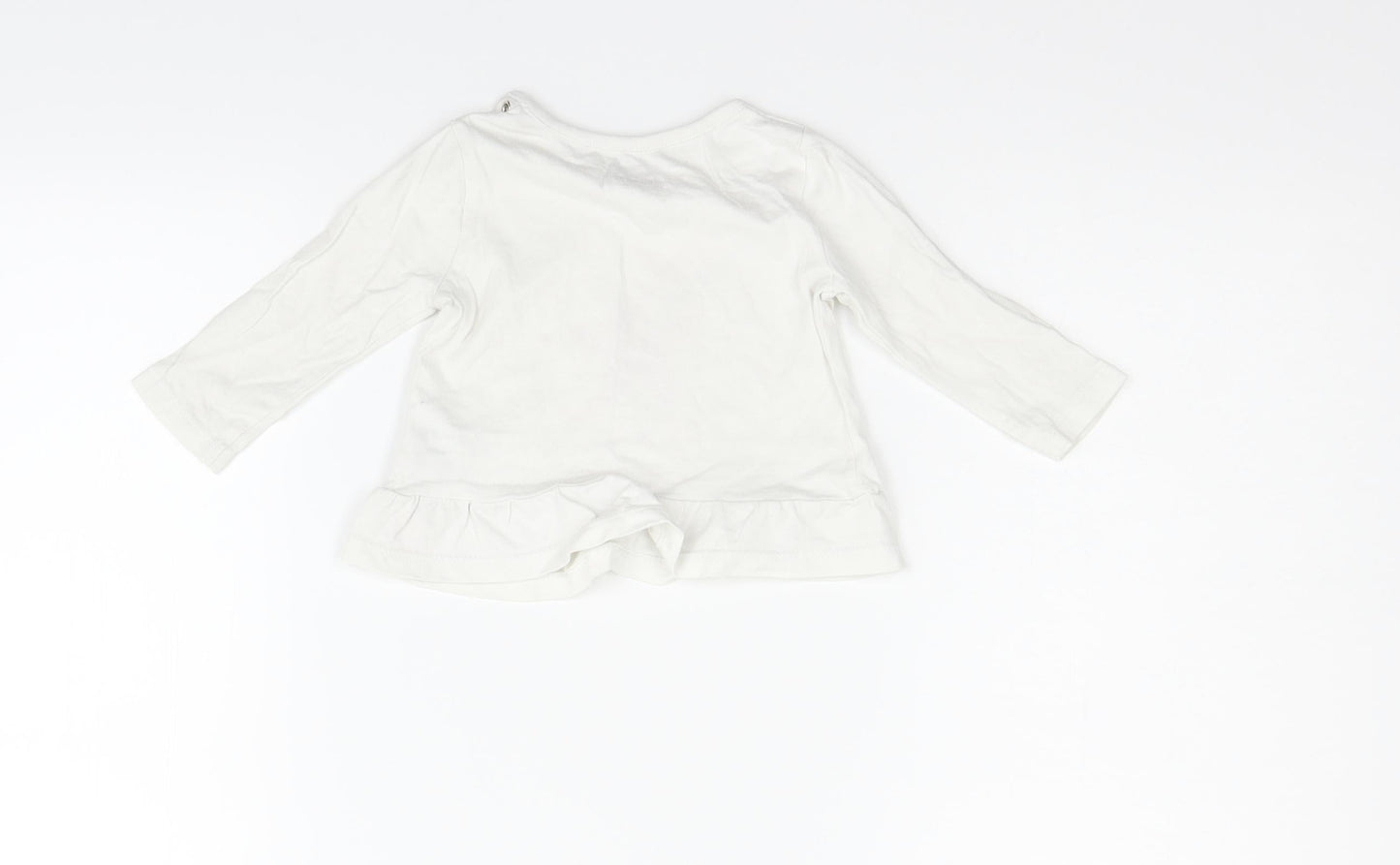 Blue Zoo Boys White   Basic T-Shirt Size 3-6 Months  - STAR