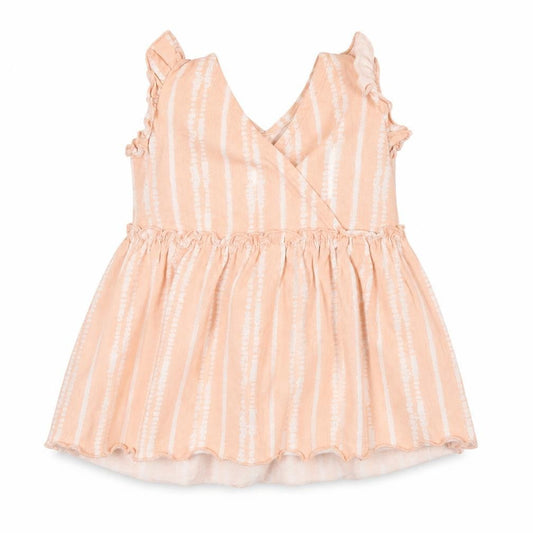 George Girls Orange Polka Dot  Fit & Flare  Size 6-9 Months