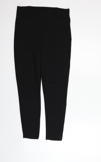 Womens UK Size 12 PRETTYLITTLETHING Regular Fit Jegging Black Trousers