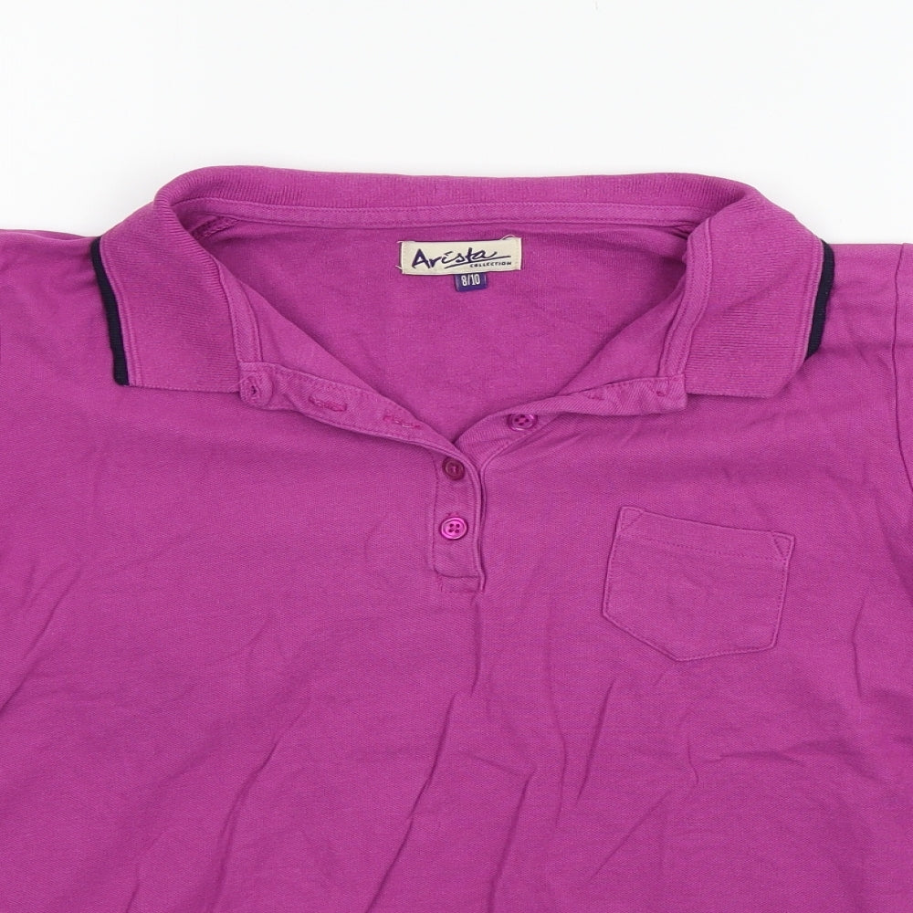 ARISTA Girls Pink   Basic Polo Size 8-9 Years