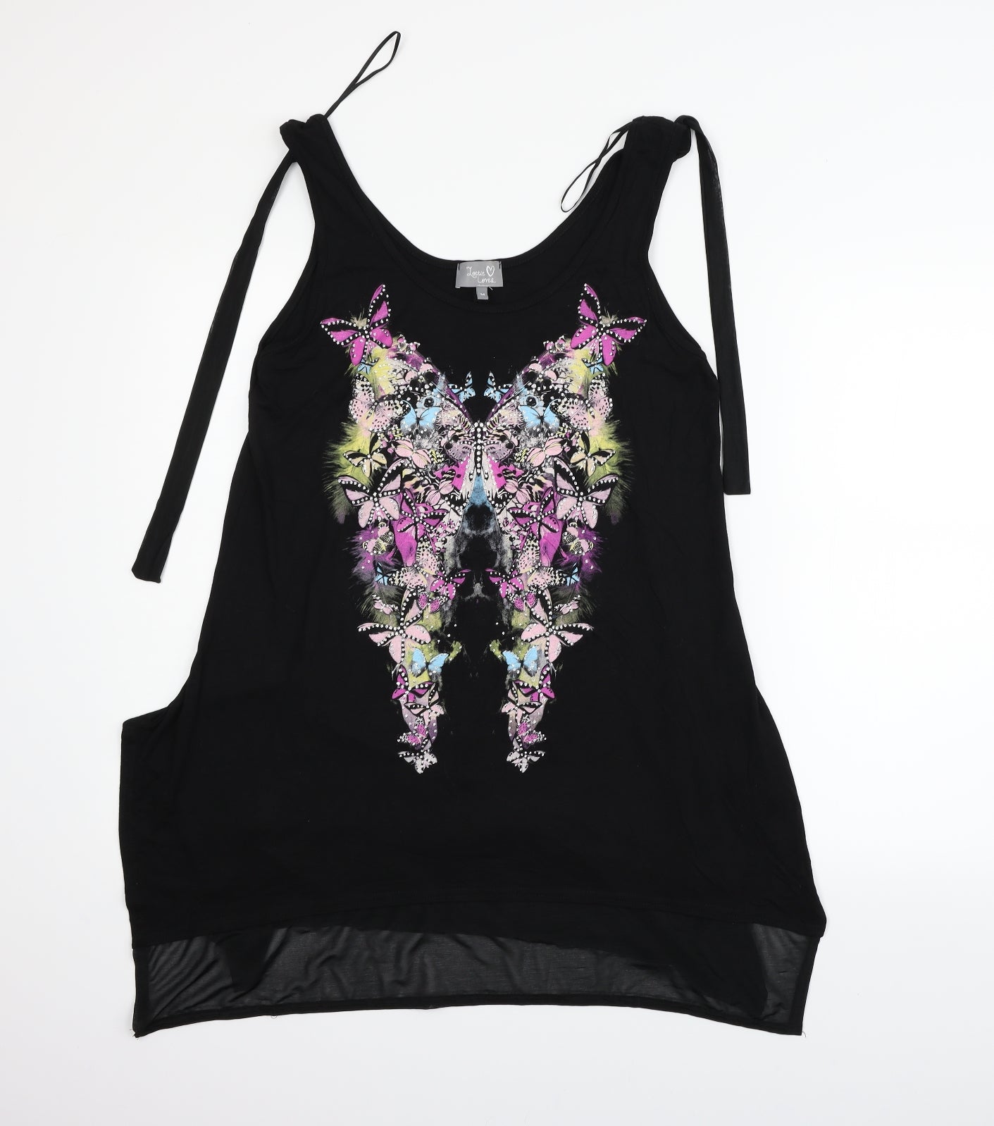lottie loves Womens Black   Fit & Flare  Size M