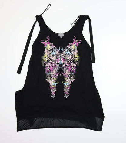 lottie loves Womens Black   Fit & Flare  Size M