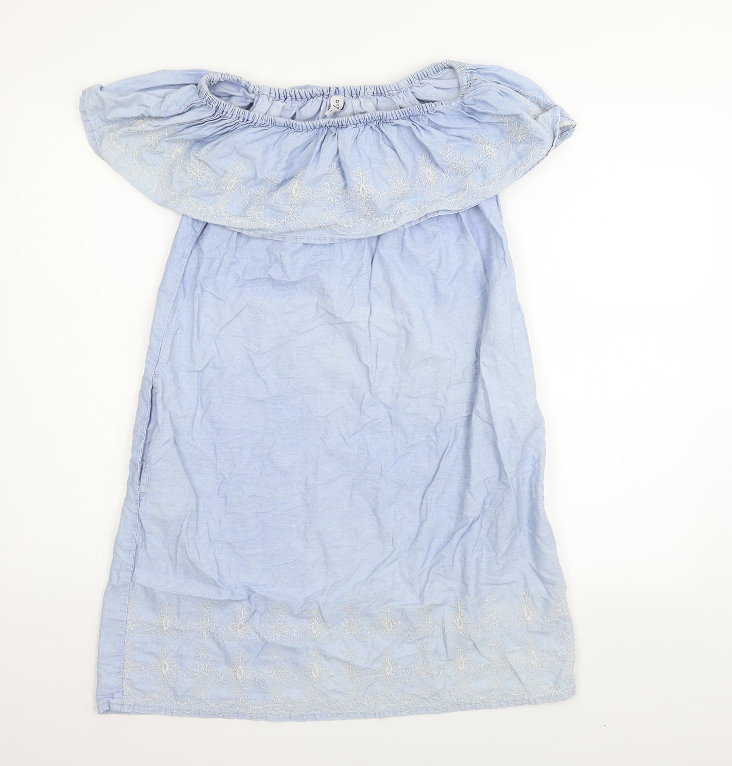deniem & co Womens Blue   Fit & Flare  Size 12