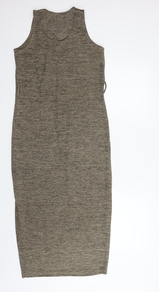 Very Womens Gold   Fit & Flare  Size 10