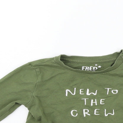F&F Girls Green   Basic T-Shirt Size 18-24 Months