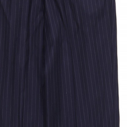 Punjab House Mens Blue Striped  Trousers  Size 36 in L31 in