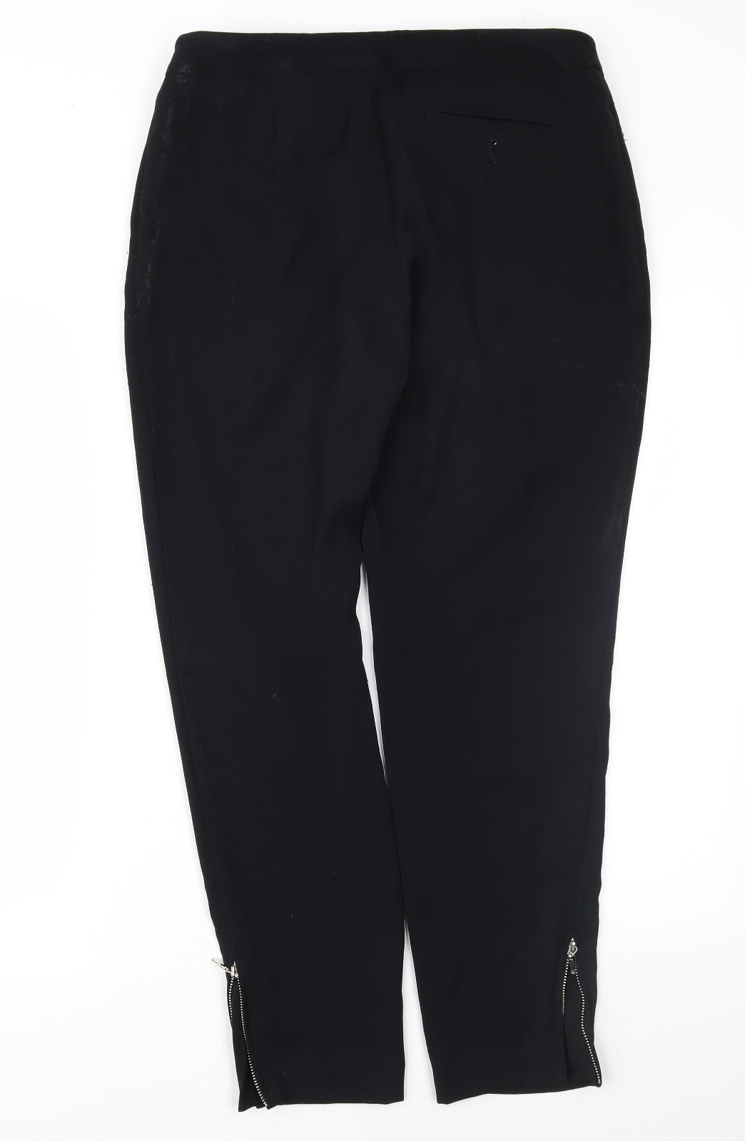 Womens UK Size 12 Marks and Spencer Regular Fit  Black Trousers
