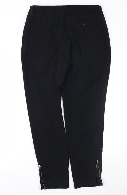 Womens UK Size 12 Marks and Spencer Regular Fit  Black Trousers