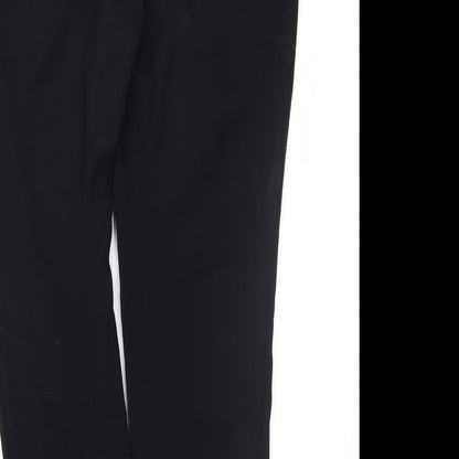 Womens UK Size 12 Marks and Spencer Regular Fit  Black Trousers