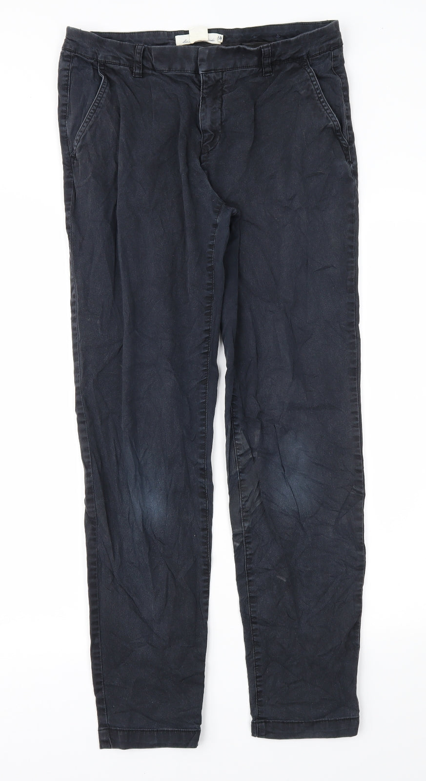 Womens UK Size 10 H&M Regular Fit Straight Blue Jeans