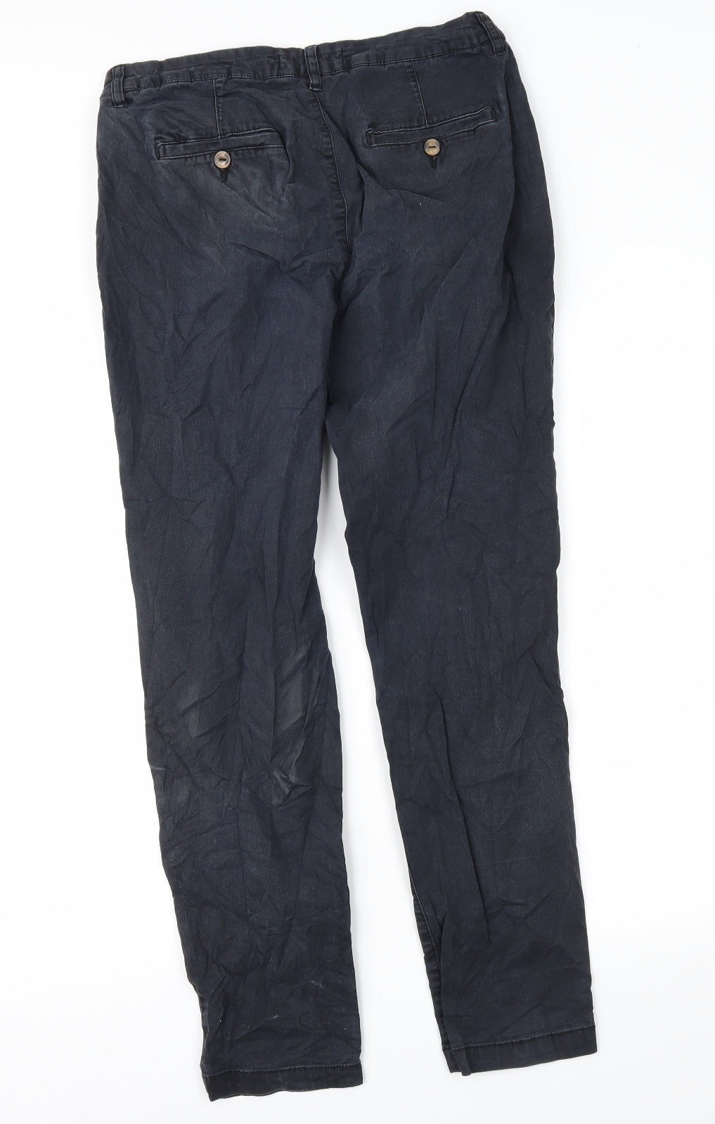 Womens UK Size 10 H&M Regular Fit Straight Blue Jeans