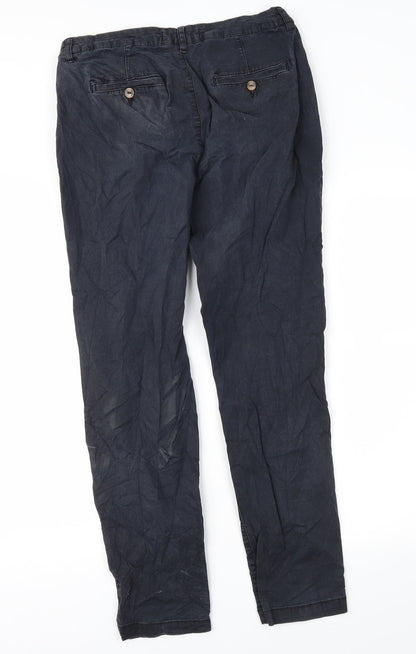 Womens UK Size 10 H&M Regular Fit Straight Blue Jeans