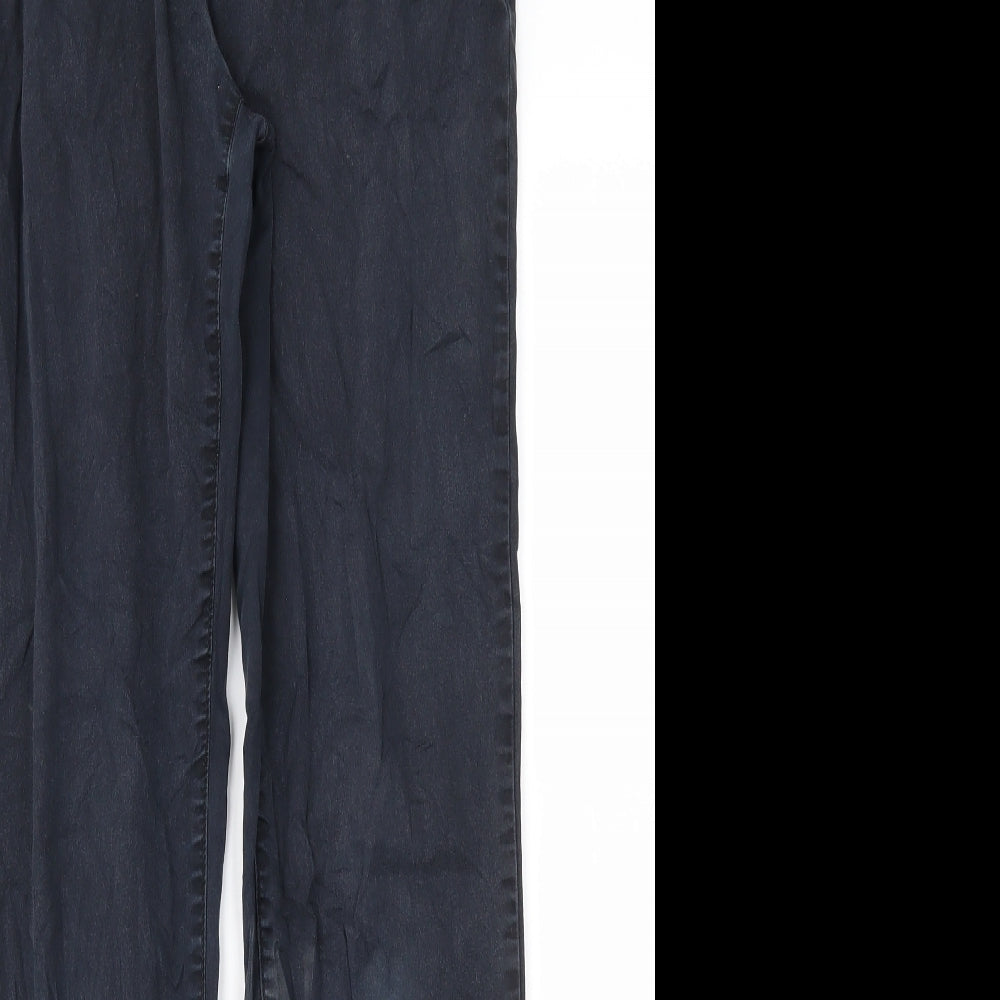 Womens UK Size 10 H&M Regular Fit Straight Blue Jeans