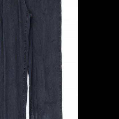 Womens UK Size 10 H&M Regular Fit Straight Blue Jeans