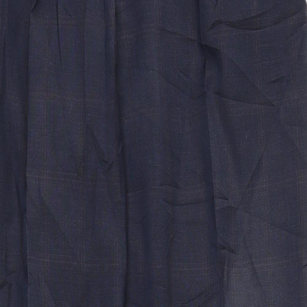 Preworn Mens Blue Check  Trousers  Size 36 in L31 in