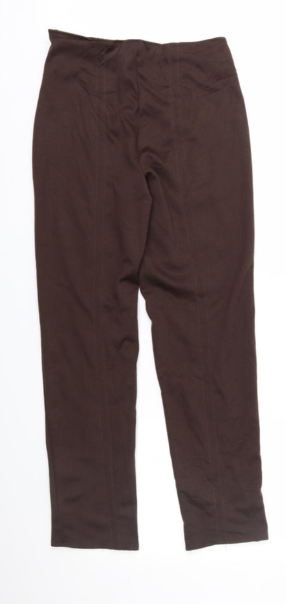 Womens UK Size 30 in Preworn Regular Fit  Brown Trousers