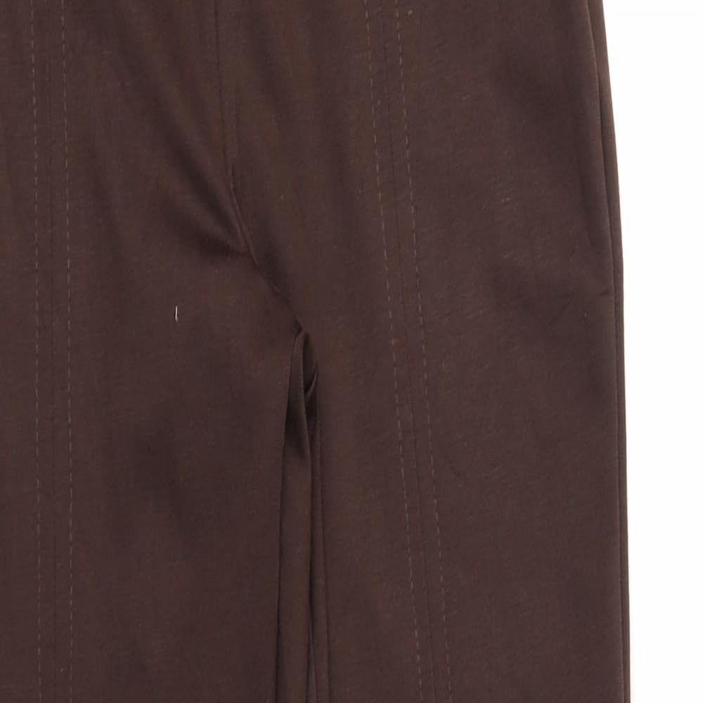 Womens UK Size 30 in Preworn Regular Fit  Brown Trousers